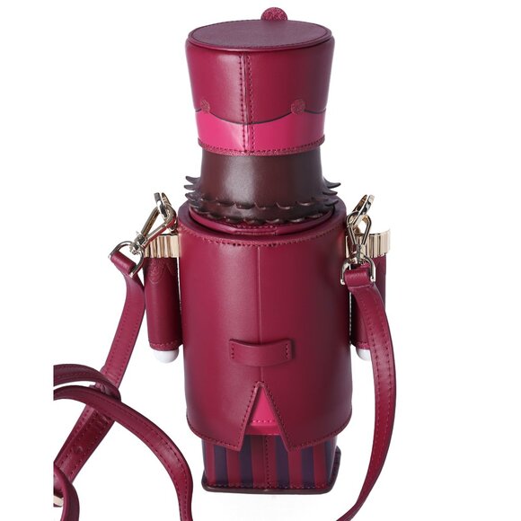 Kate Spade 3D Nutcracker Purple Leather Crossbody KJ074 Novelty - Picture 4 of 6
